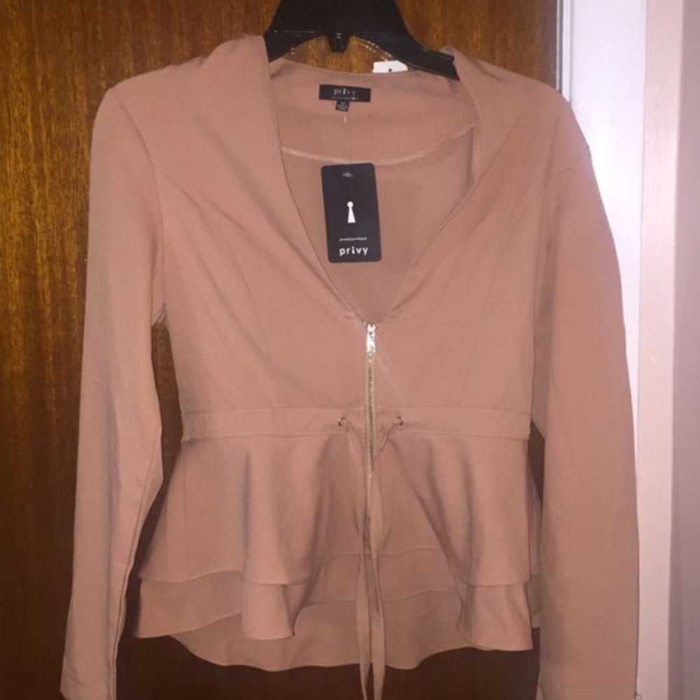 Steps New York Privy Collection Nude Top